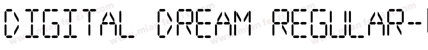 Digital Dream Regular字体转换